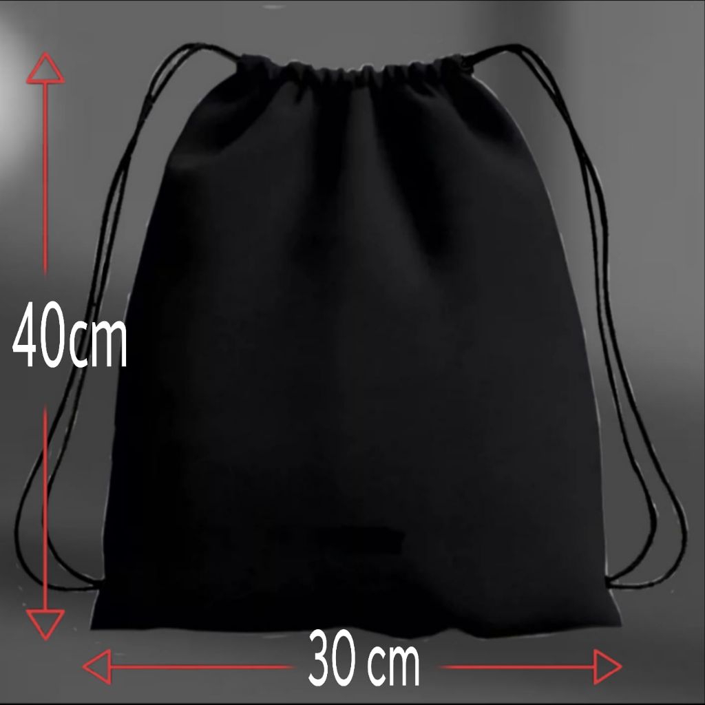 Tas tali serut polos grosir/string bag/tas sekolah polos/tas serut partai/Tas Casual