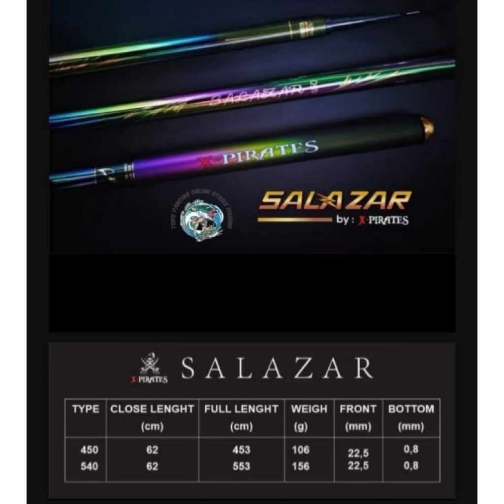 Tegek Salazar X Pirates 450 cm