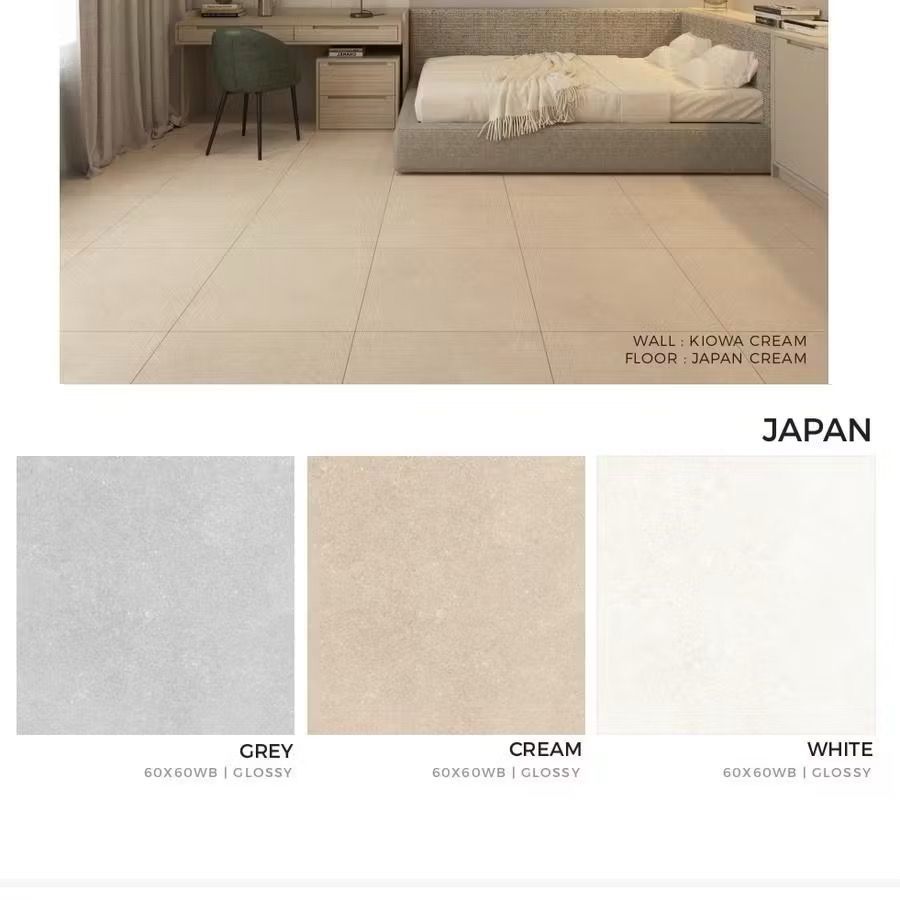 60X60 KERAMIK PLATINUM JAPAN WHITE