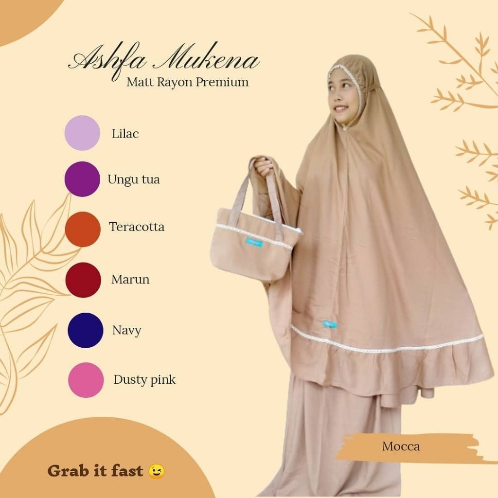 Mukena rayon twill
