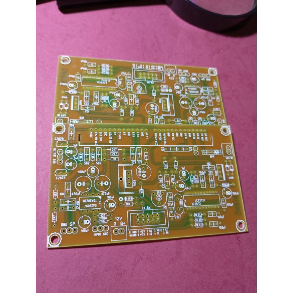 PCB TUNER FM Mitsumi FAE347 LC72131