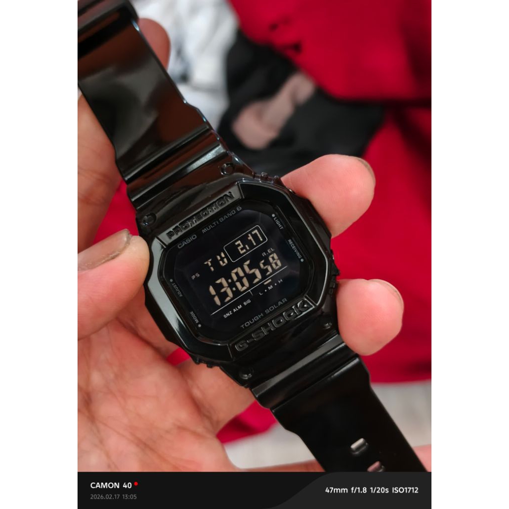 Casio G-Shock GW-M5610BB Tough Solar