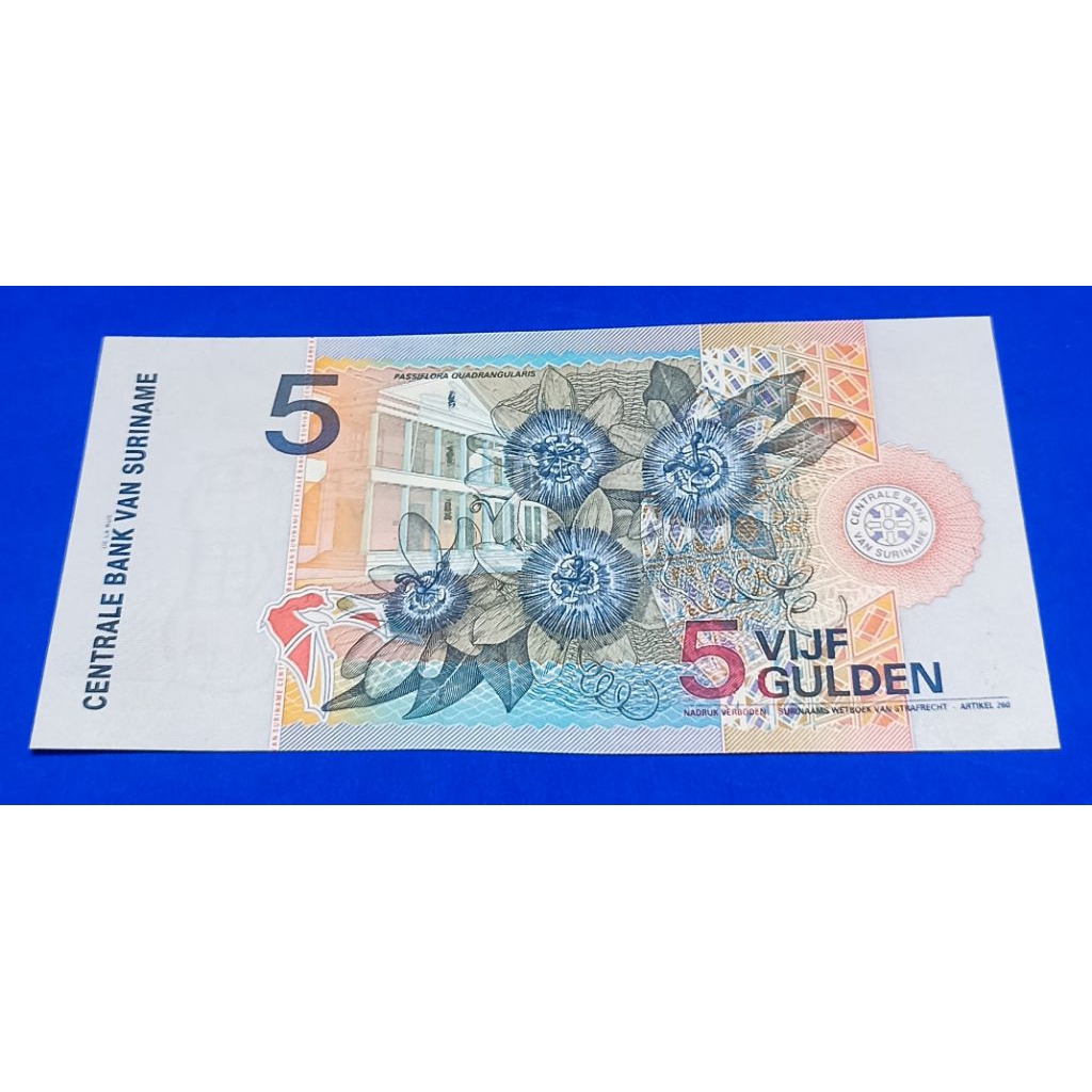 UANG KERTAS SURINAME 25 GULDEN
