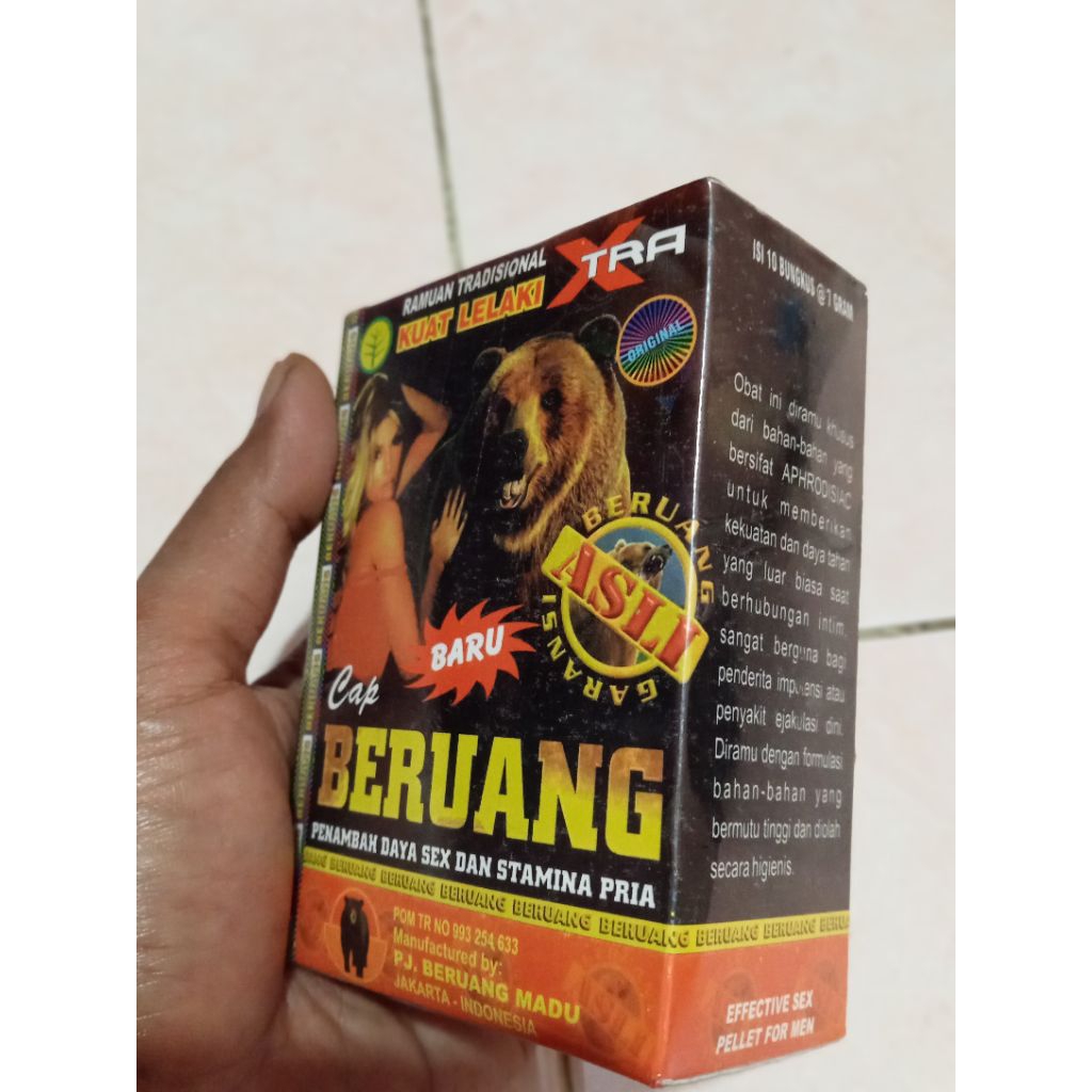 Ramuan Serbuk herbal Beruang/Bruang Herbal Bruang Hitam Asli organik dan aman di minum