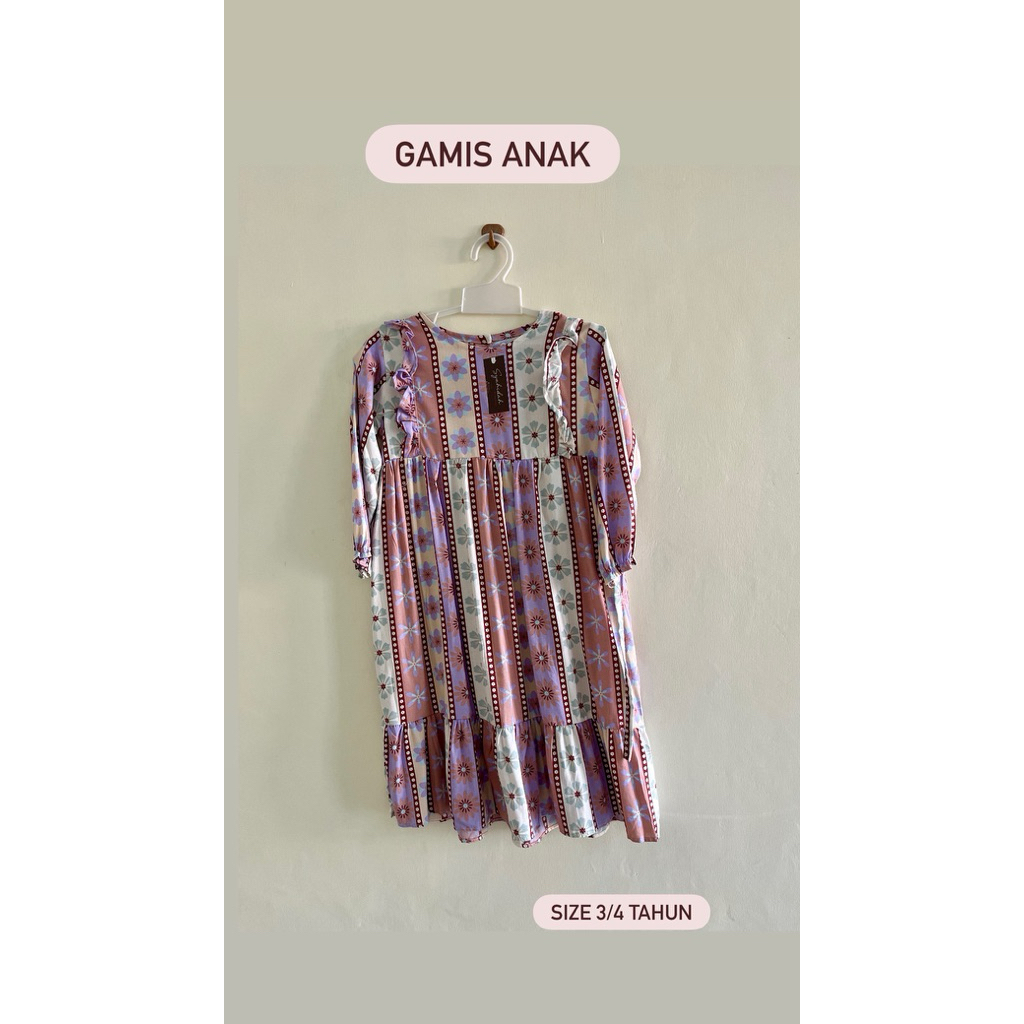 Gamis Anak 3/4 tahun