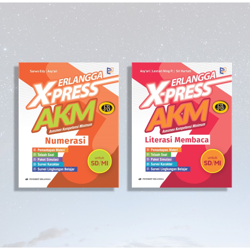 [Penerbit Erlangga] ERLANGGA X-PRESS AKM NUMERASI & LITERASI MEMBACA SD/MI