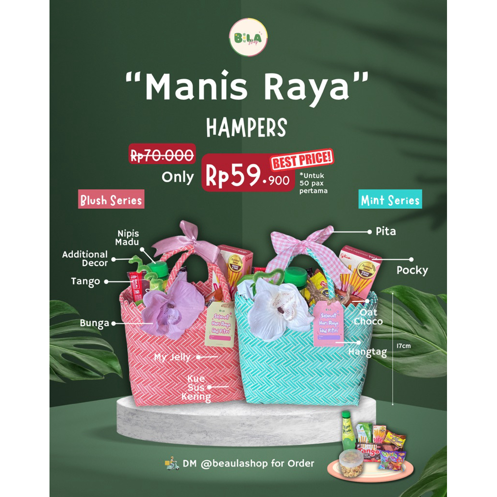 HAMPERS LEBARAN | HAMPERS PUASA | HAMPERS MURAH | HAMPERS IDUL FITRI | HAMPERS AESTHETIC