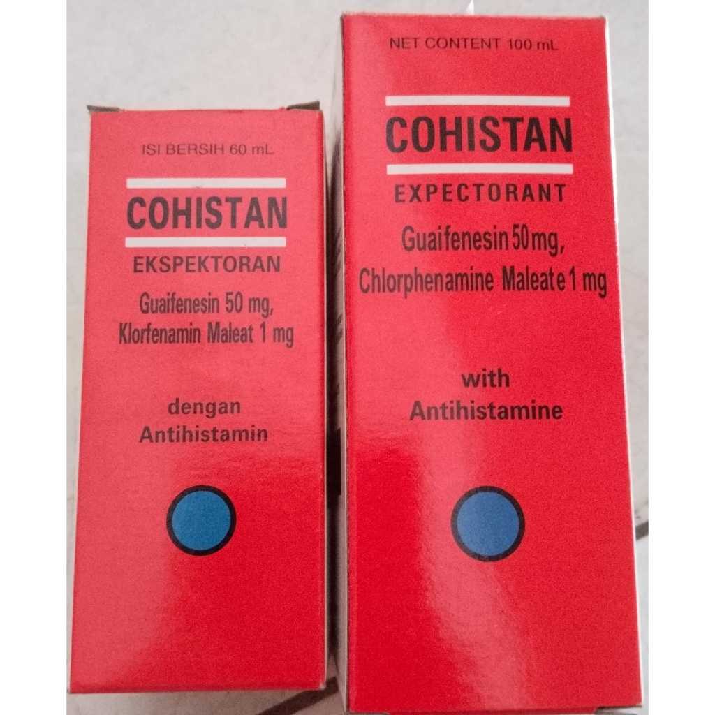 COHISTAN EKSPEKTORAN  SIRUP OBAT BATUK BERDAHAK DAN GATAL TENGGOROKAN