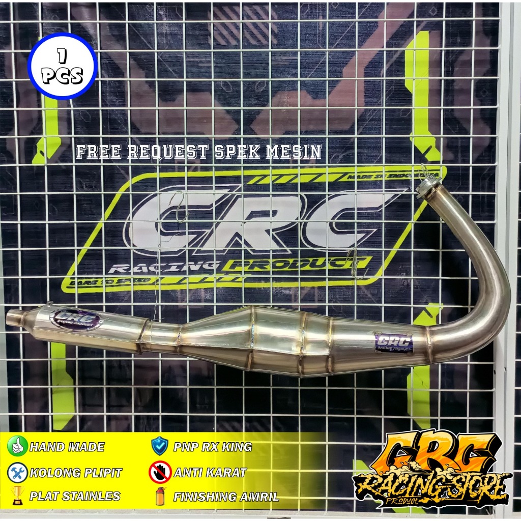KNALPOT RACING CRC RX KING KOLONG PLIPIT STAINLES