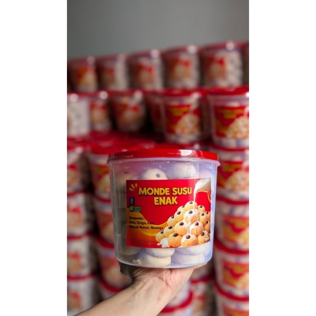 Monde susu kemasan toples 1kg