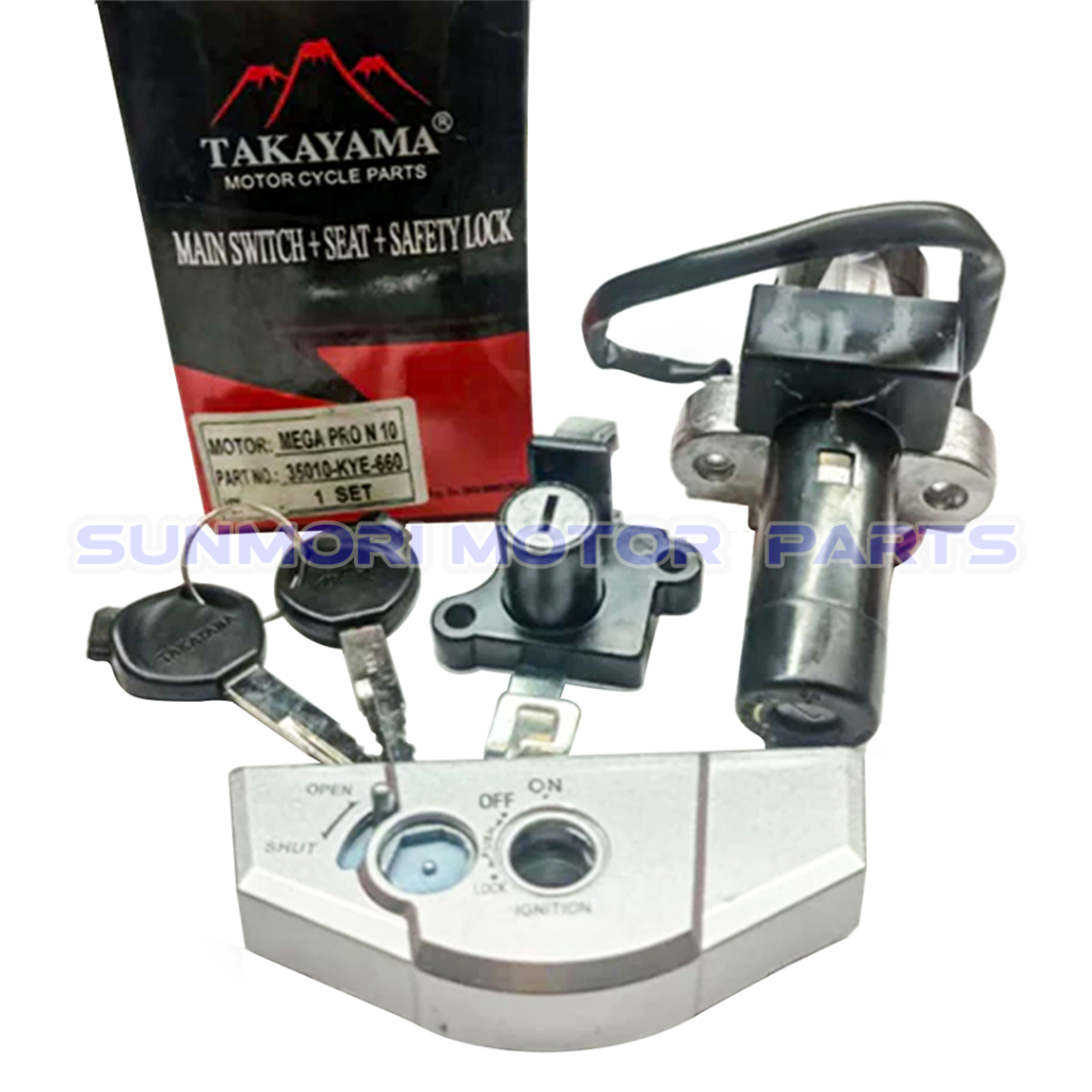 KUNCI KONTAK PLUS KUNCI JOK MEGA PRO MEGAPRO NEW 2010 MONOSHOCK TAKAYAMA