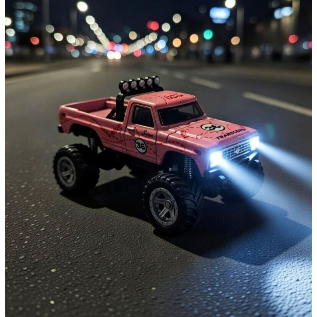 Mainan mobil remote control mini offroad Jeep 1:64 Body metal bisa konek ke aplikasi full propo