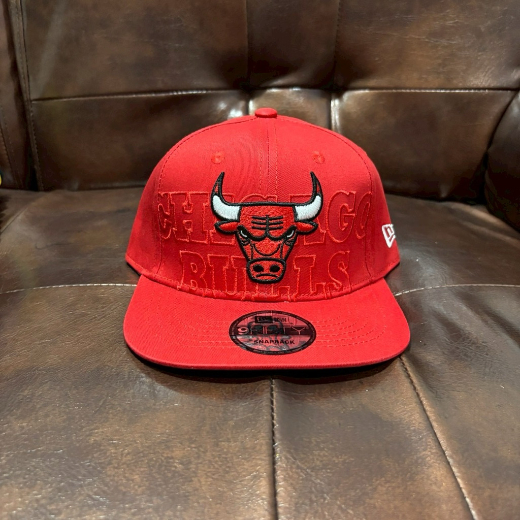 TOPI MLB NBA CHICAGO BULLS BORDIR FULL RED
