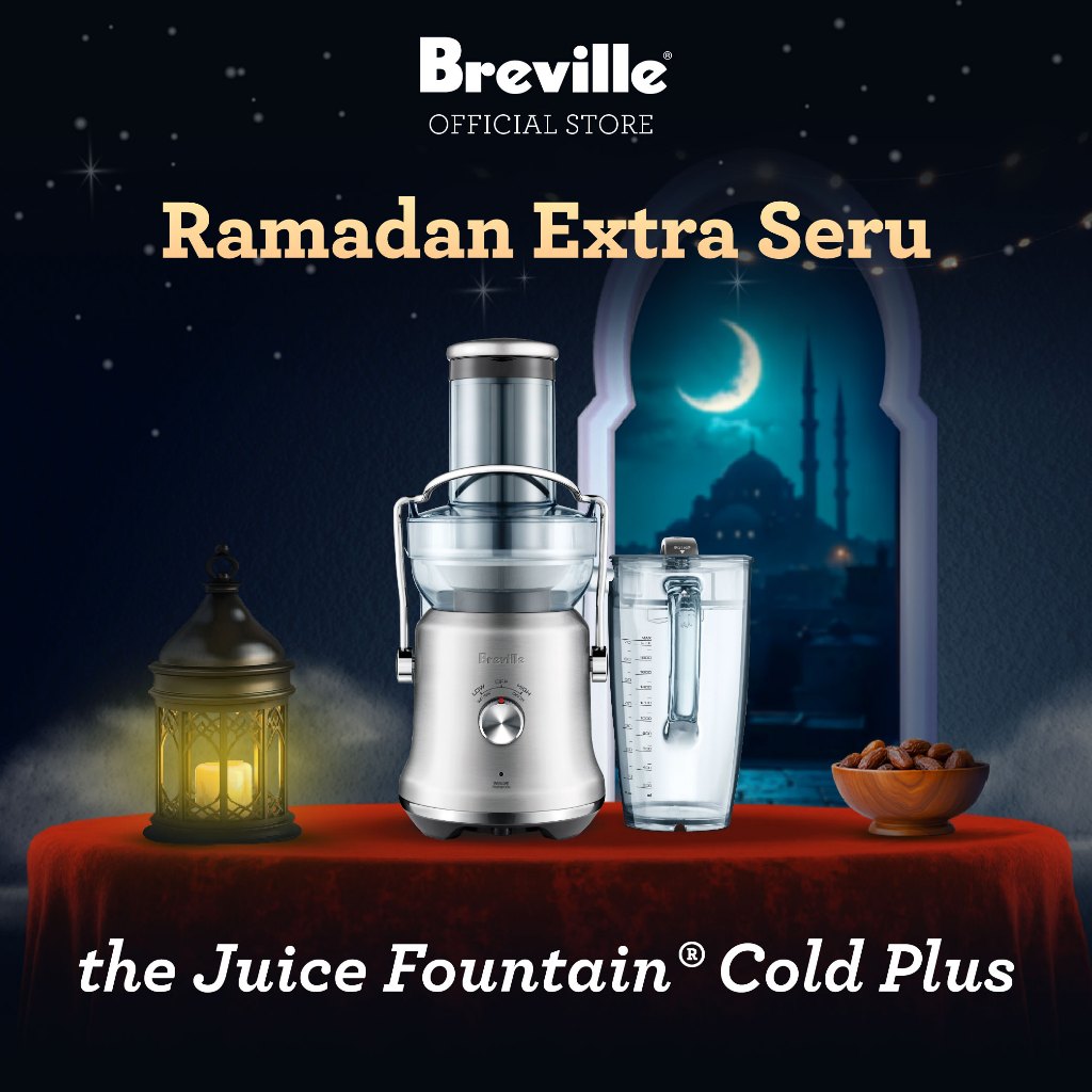 Breville the Juice Fountain Cold Plus - Mesin Ekstraksi Jus Buah dan Sayur Juicer Heavy Duty