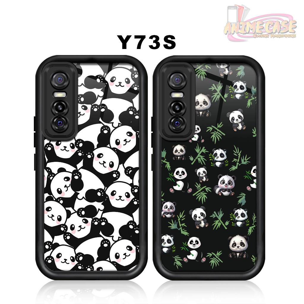 Softcase glossy VIVO Y73S 5G Casing Case Hp Silikon Protek kamera PANDA