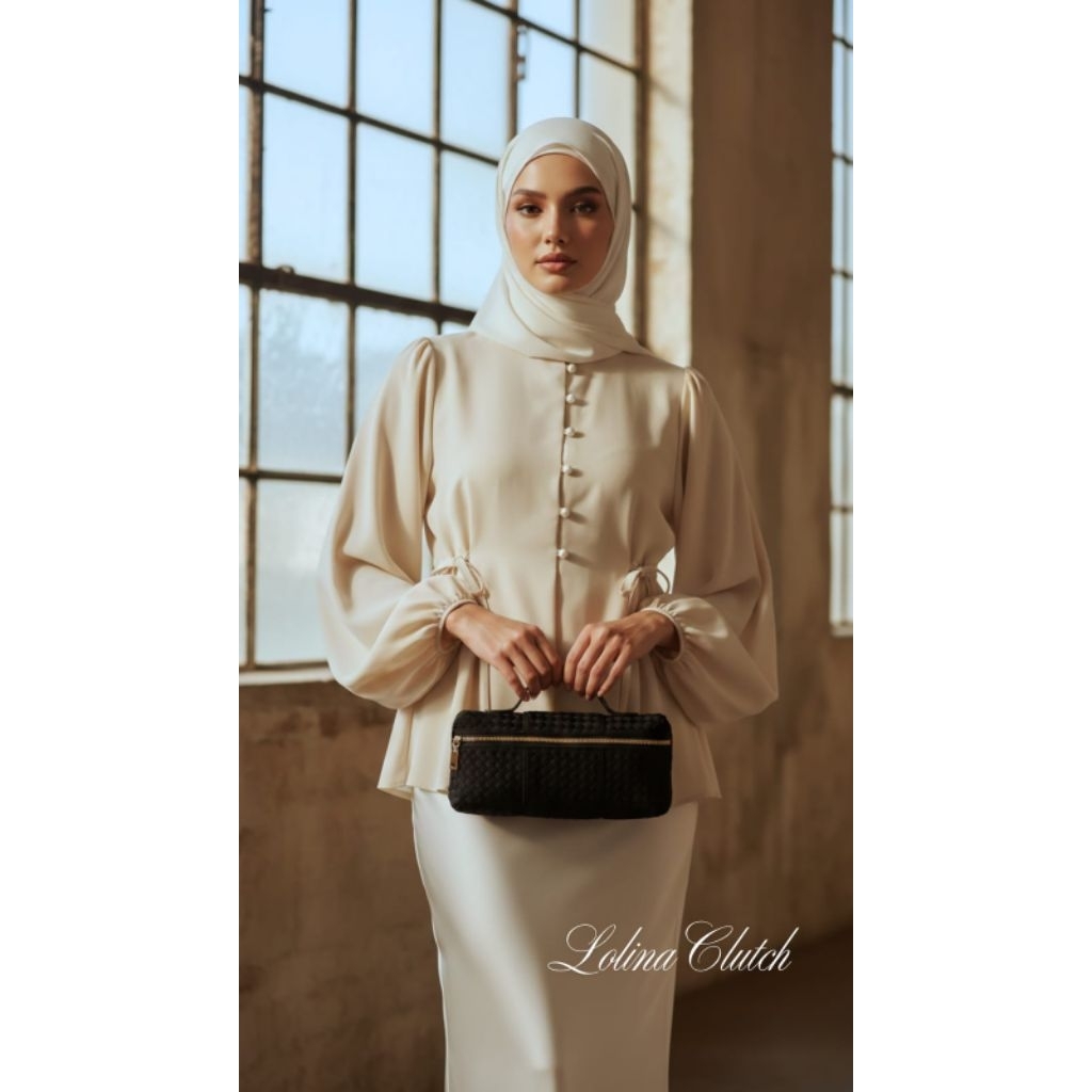 Linette lolina clutch | clutch anyam | souvenir pouch | souvenir clutch