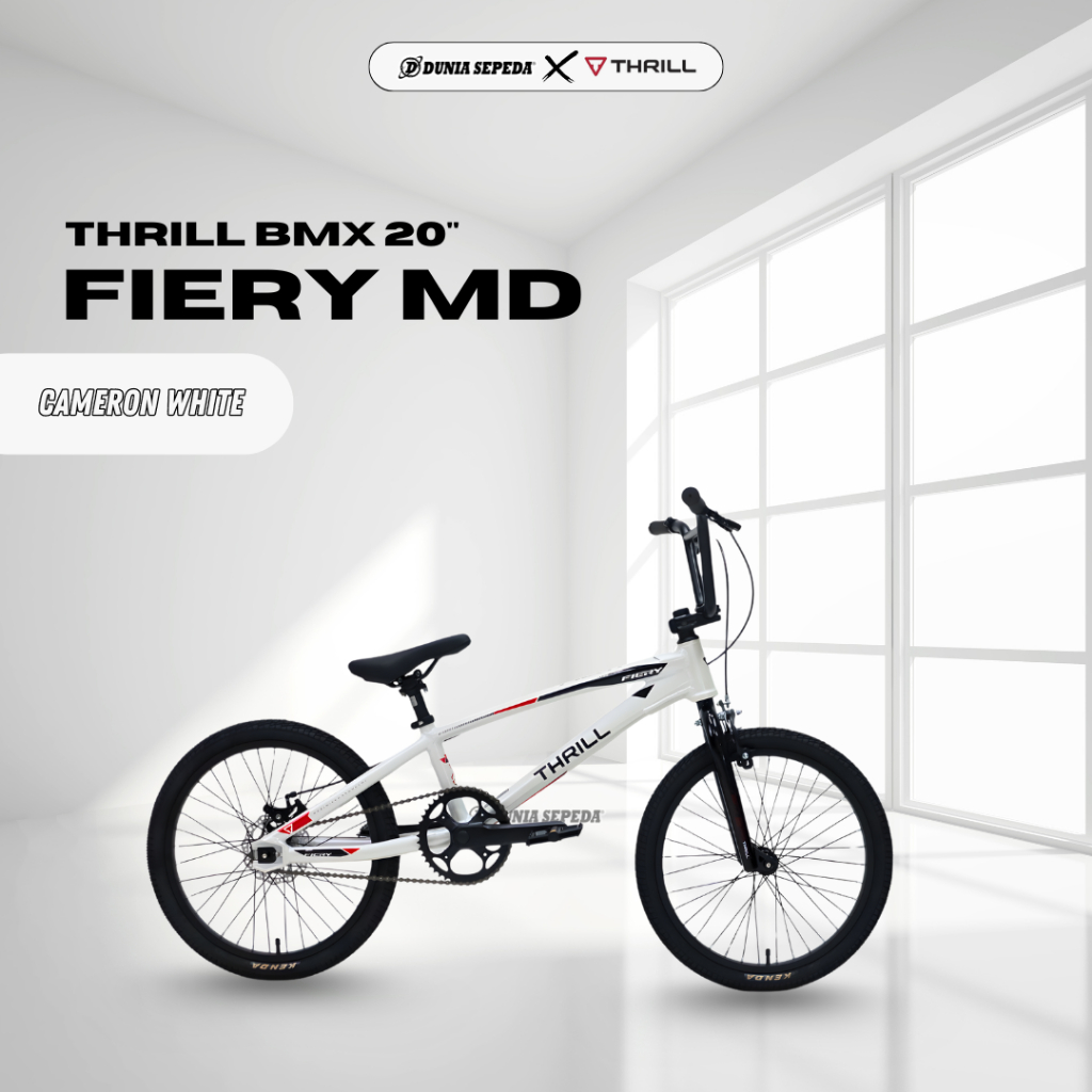 BMX 20 INCH THRILL FIERY MD NEW - Sepeda Anak Laki-Laki Thrill Frame Besi 20 Inch
