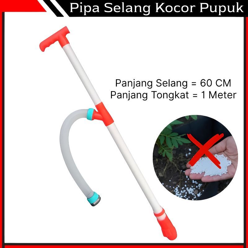 Pipa Dan Selang Alat Kocor Pupuk Urea Pupuk Kering 1 Set Cocok Untuk Sawah & Kebun