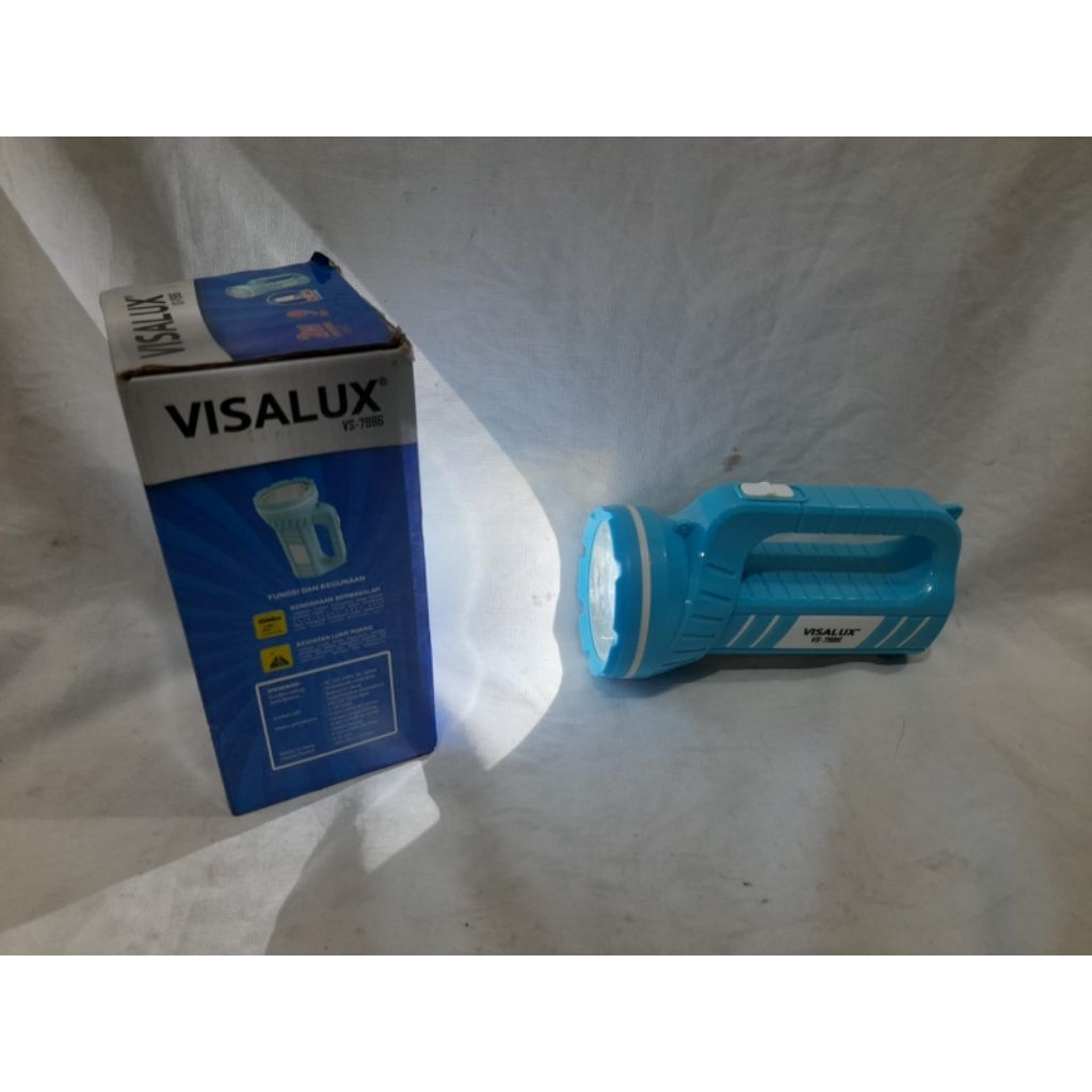 senter portable vs7986merk visalux harga promo rp 100.000Barang baru