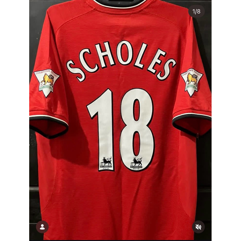 Manchester United Home 2000/02 EPL Version