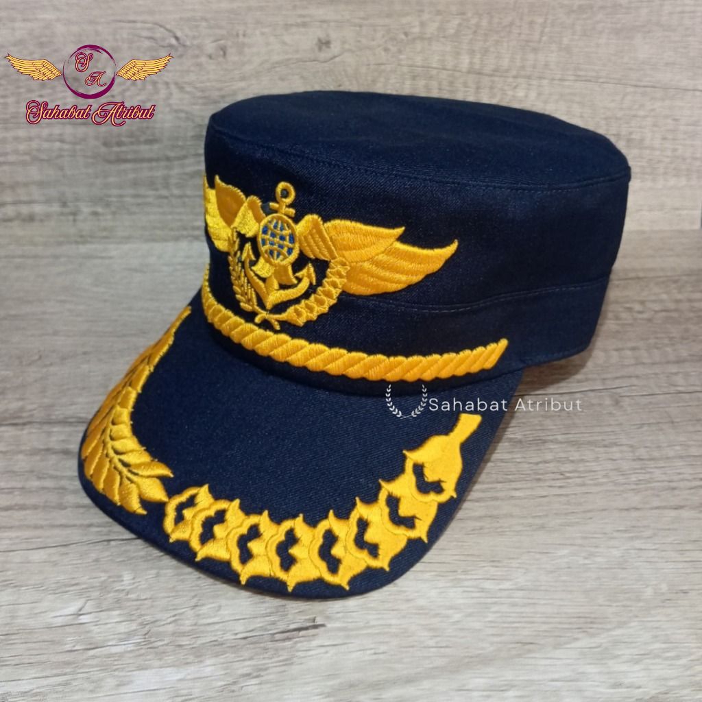 TOPI DISHUB 3D - 4B FREE NAMA - TOPI KOMANDO DISHUB PADI KAPAS - TOPI KOMANDO DISHUB WING LIS PADIKA
