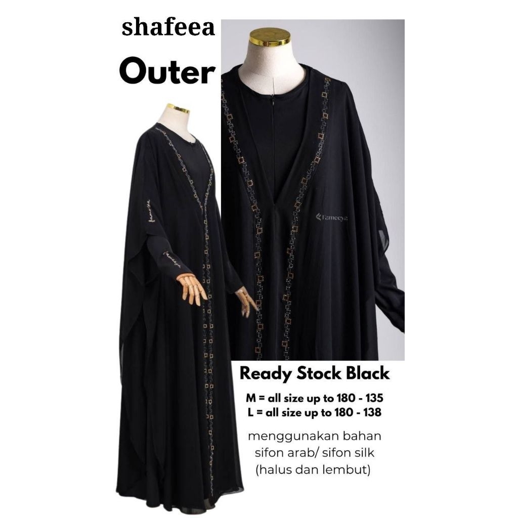 Shafeea Abaya By Fameeya
