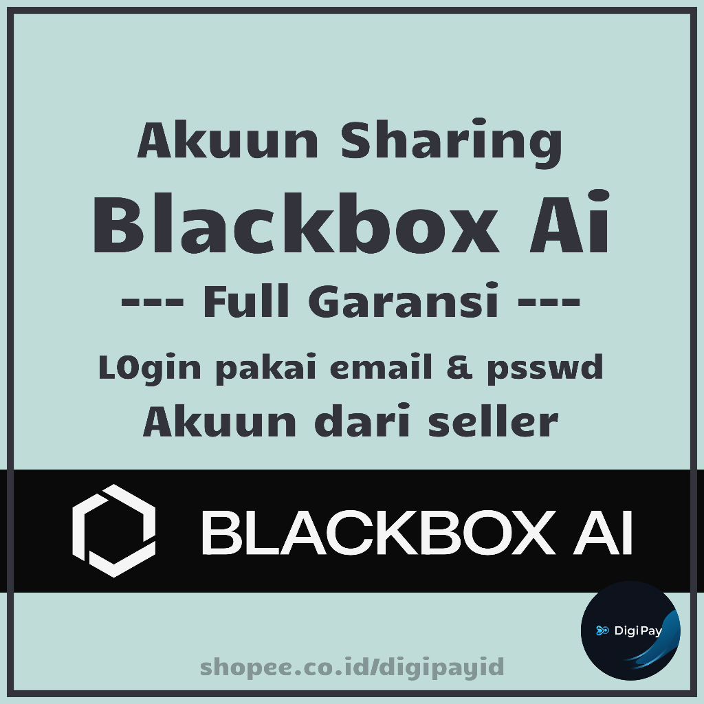 Akuun Sharing Blackbox Ai Full Garansi