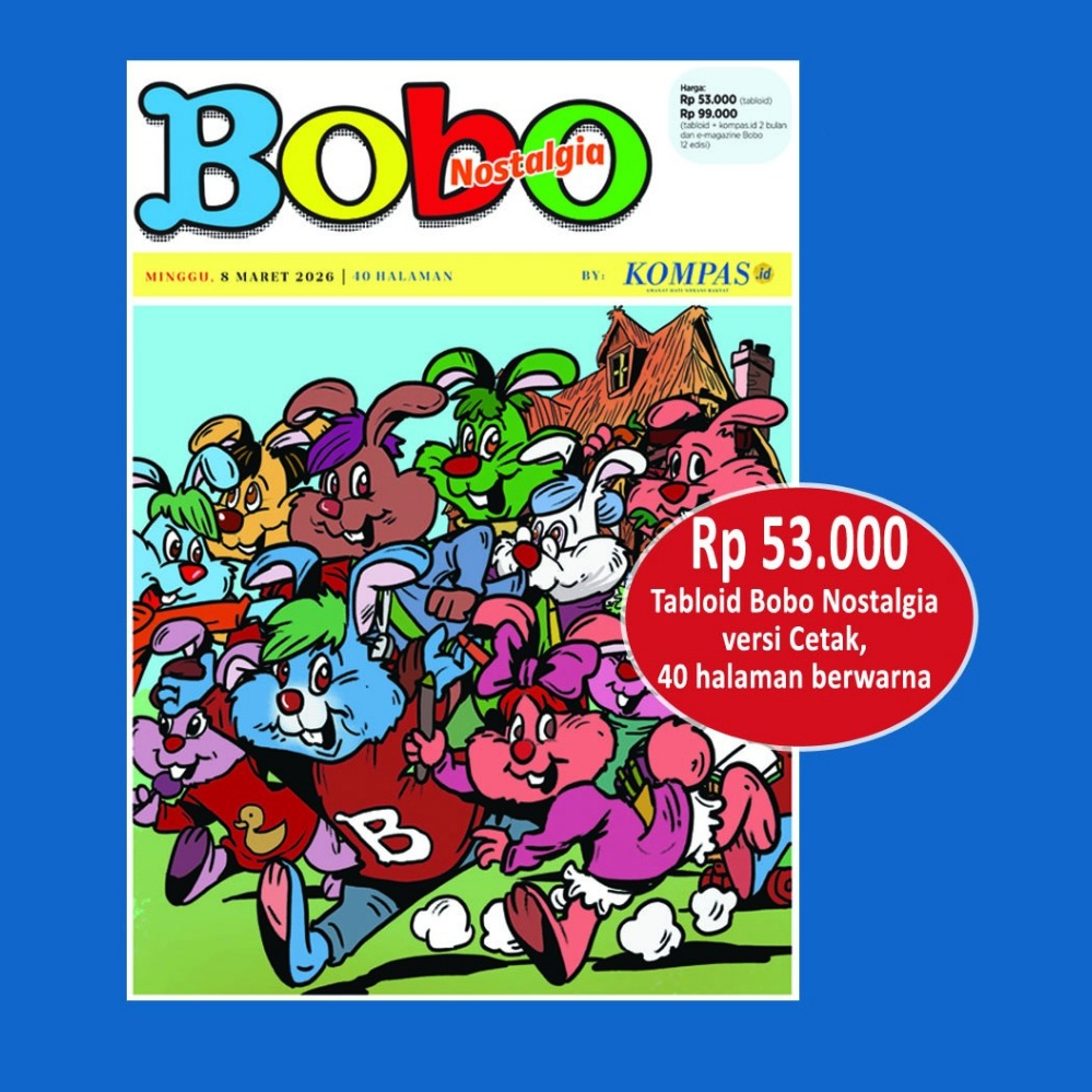(Pre Order) Tabloid BOBO by Kompas - Edisi Nostalgia Spesial Koleksi