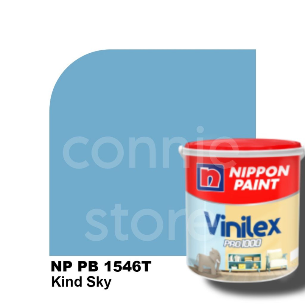 Vinilex pro 1000 NP PB 1546T KIND SKY 4.5kg cat tembok interior rumah minimalis biru muda vinilex ga