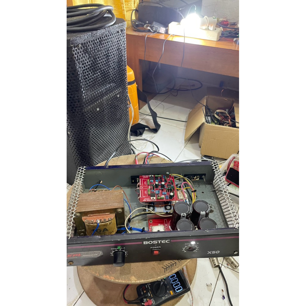 Power Amplifier Rakitan Mono 10 Ampere|Semi Baru