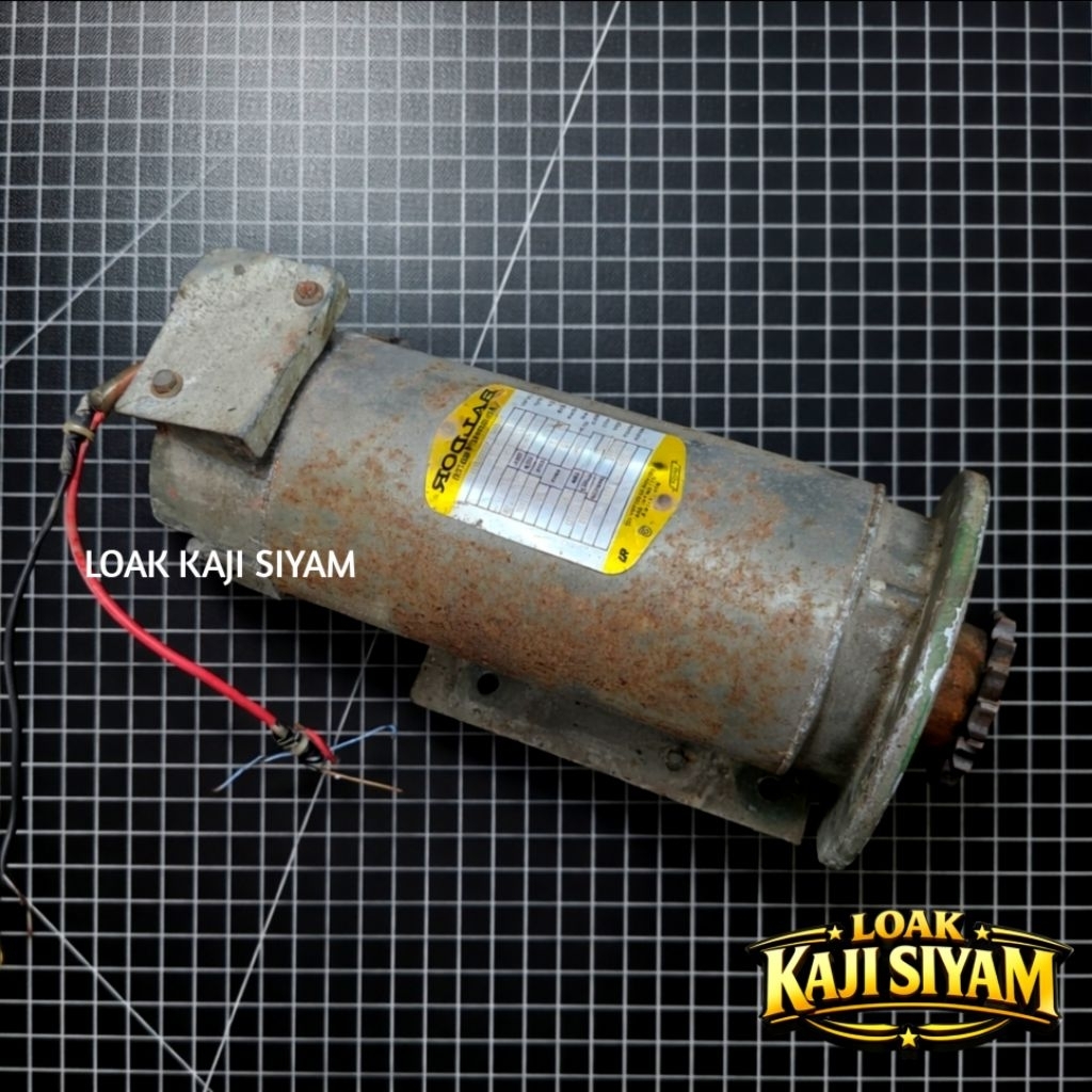 DC Dinamo Motor Baldor 180V