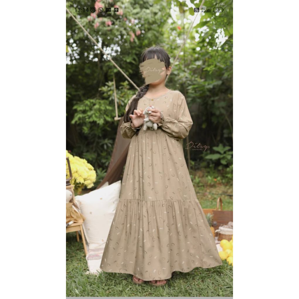 little smile mocca PL ditsy