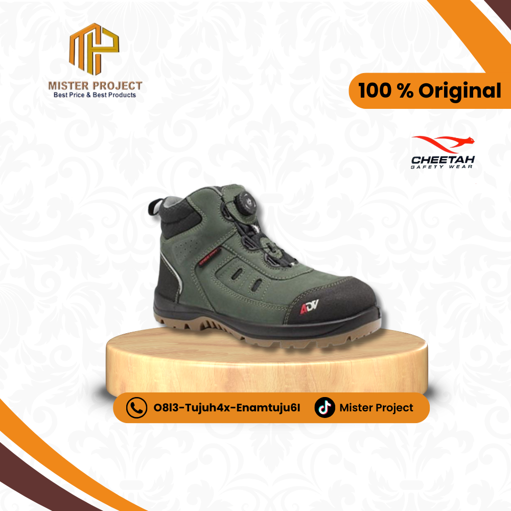 Sepatu Safety Cheetah Jubatus Forest Adv/ Shoes Cheetah Jubatus Forest - Sepatu Safety