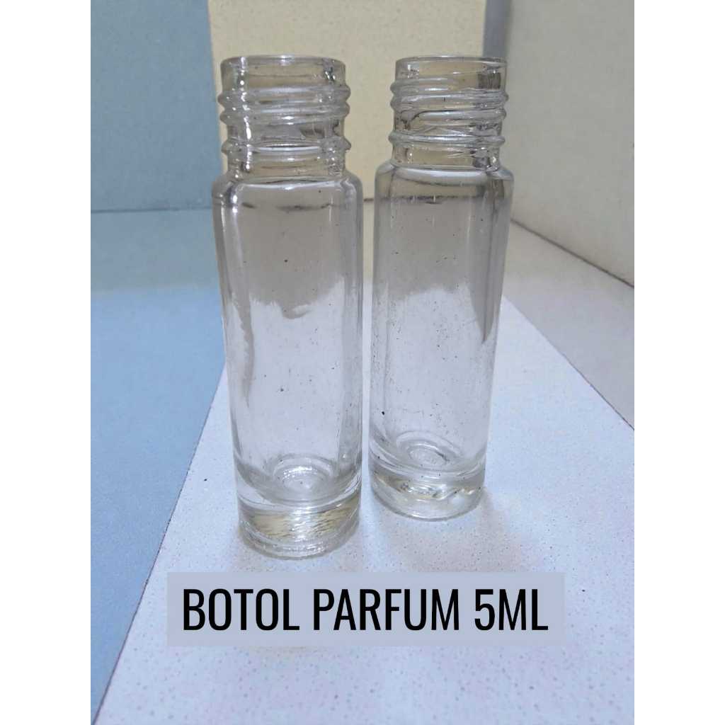 BOTOL PARFUM 5ML KACA BENING BOTOL KACA PARFUM BENING 5 ML TANPA TUTUP HANYA BOTOL SAJA 05
