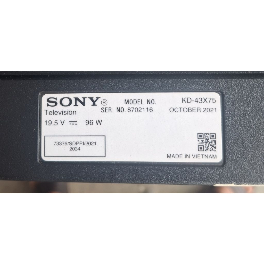mb sony kd43x75k