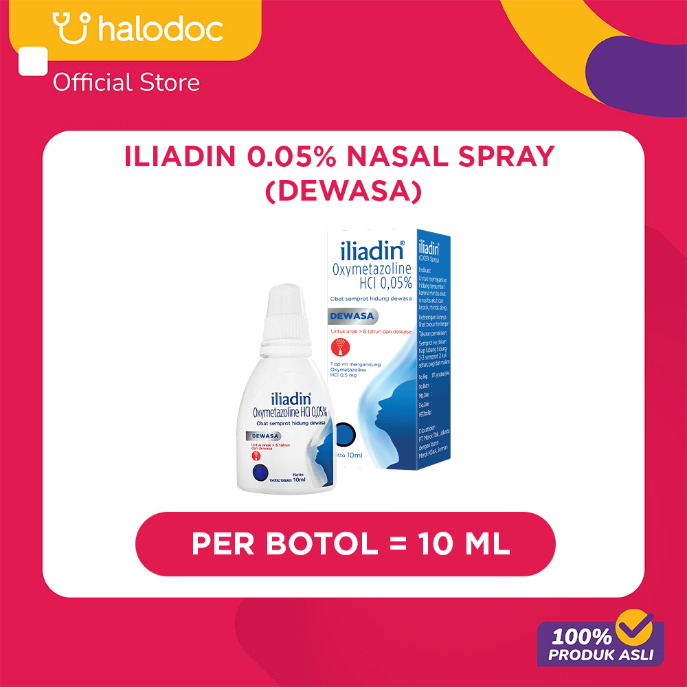 Iliadin Dewasa 0.05% Nasal Spray 10 ml