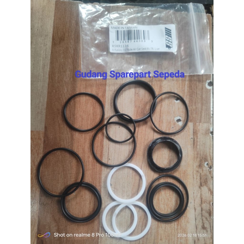 RearShock X-Fusion O2 Nude Air Can Seal Kit RSKR1136 By WSS