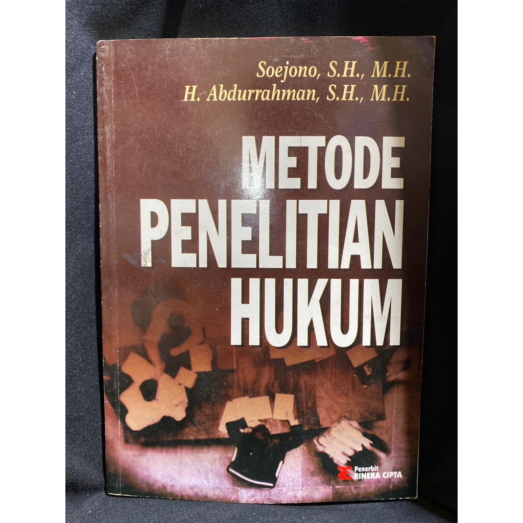 Buku Original METODE PENELITIAN HUKUM - SOEJONO,S.H.,M.H.
