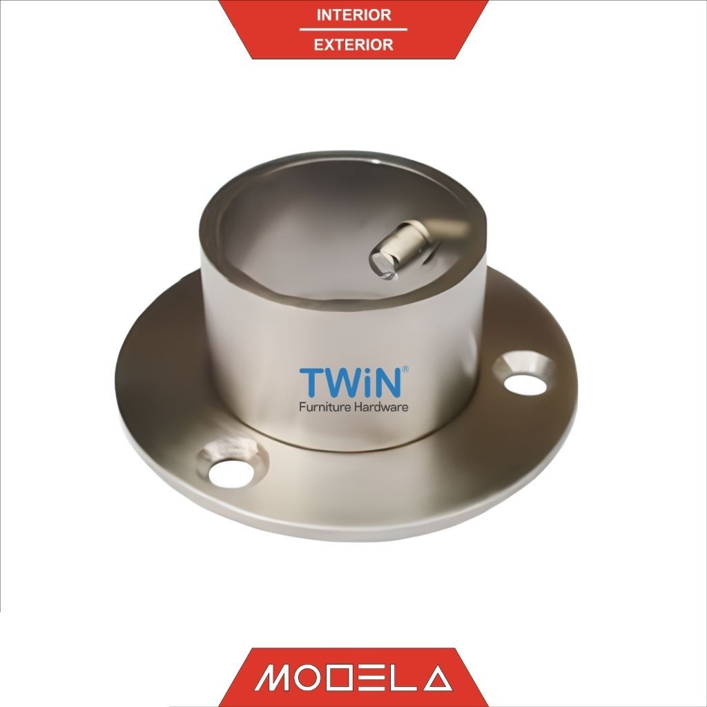 Braket Pipa 2 Inch Topi Stainless