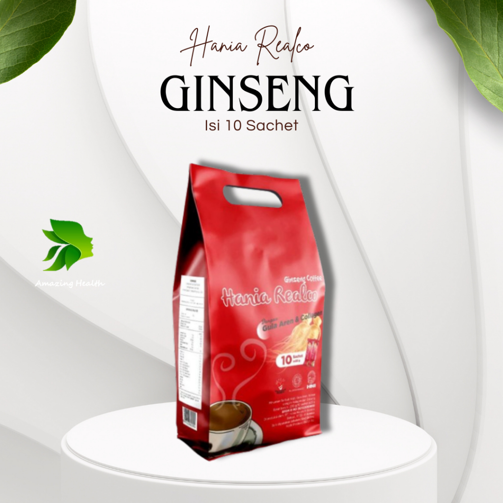 Hania Realco Kopi Ginseng Aren & Colagen HNI HPAI Original