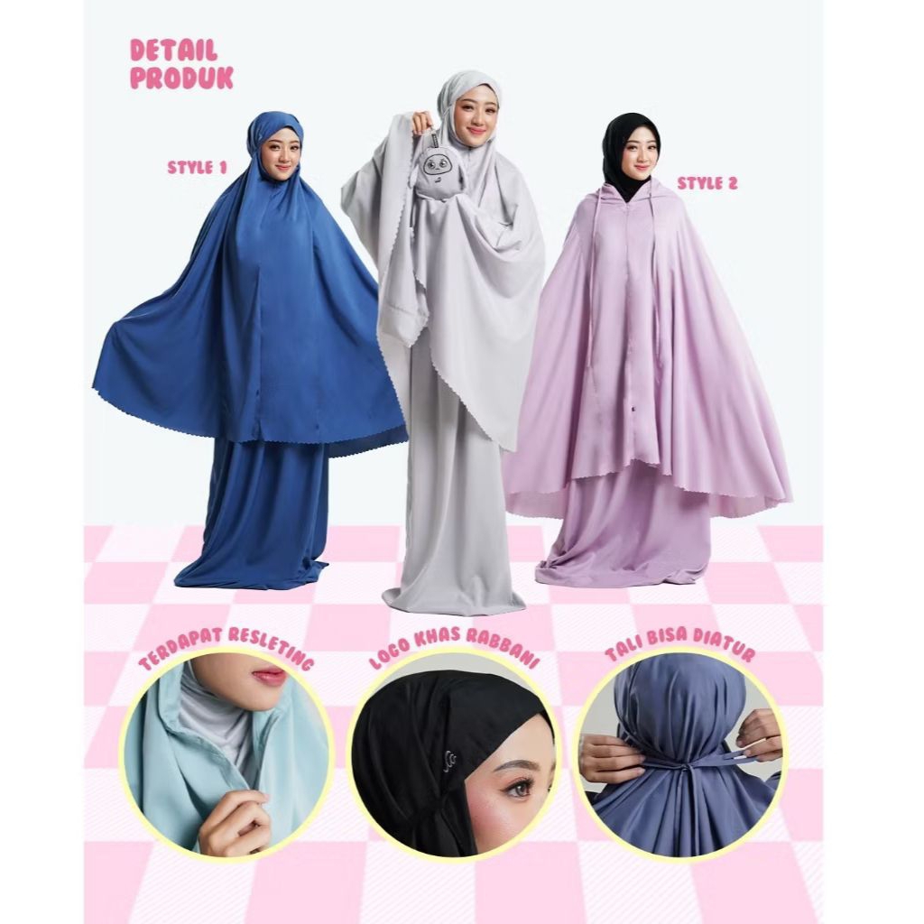 Rabbani - Mukenah Ceeny traveling / Rabbani Ori