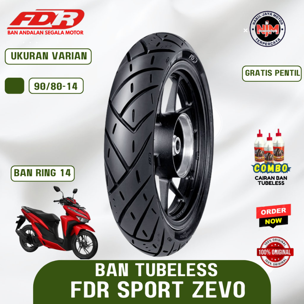 FDR Sport Zevo 90/80 - 14 Tubeles (TL)