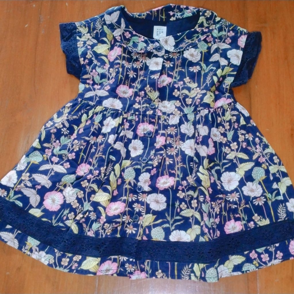 Dress Anak Bayi Katbol Vintage G4P 1 - 2 Tahun