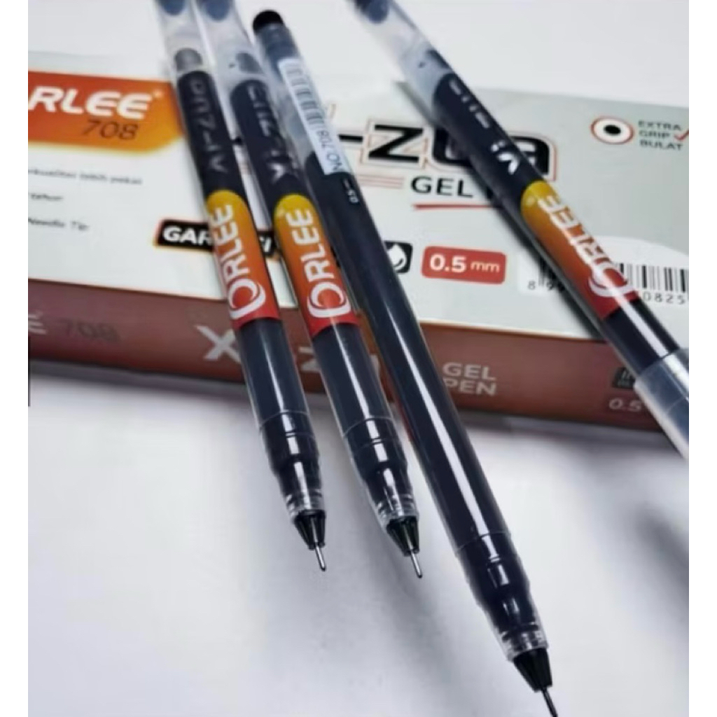 Pulpen Xi-Zua Orlee Gel Tinta Hitam (12 Pcs)