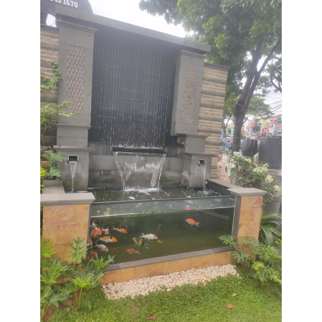 kolam ikan minimalis