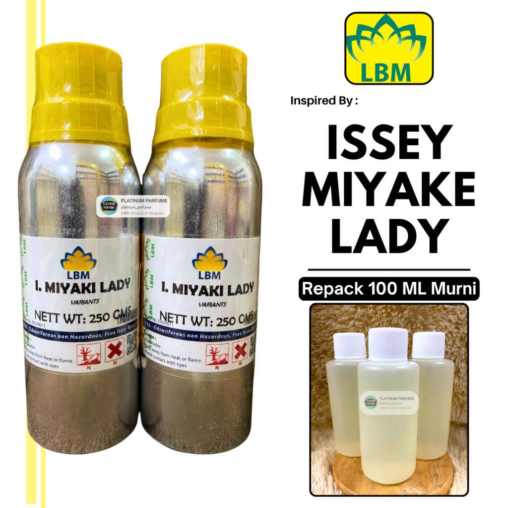 Bibit Parfum ISSEY MIYAKE LADY Repack 100 ML Murni By LBM Fragrance - PERFUME - Parfum Non Alkohol