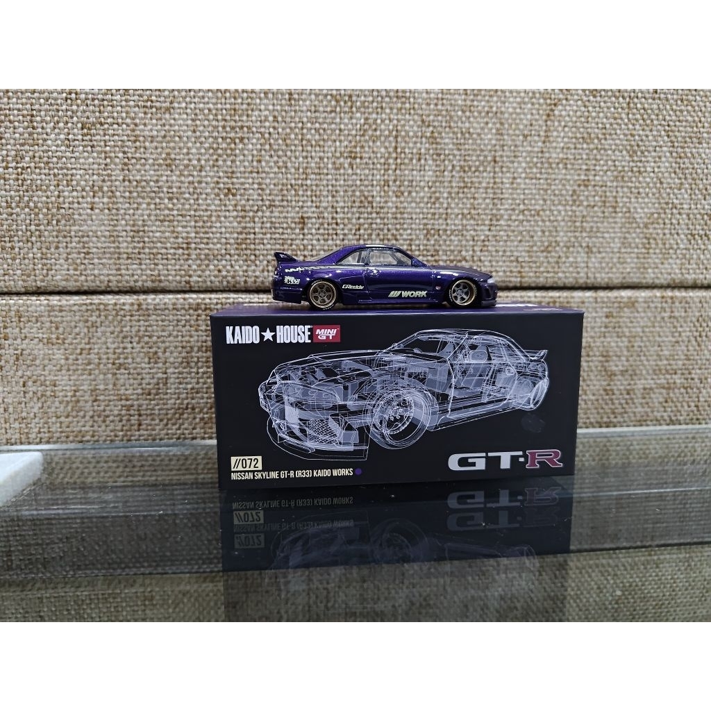 mini gt kaido house R33 v1 purple