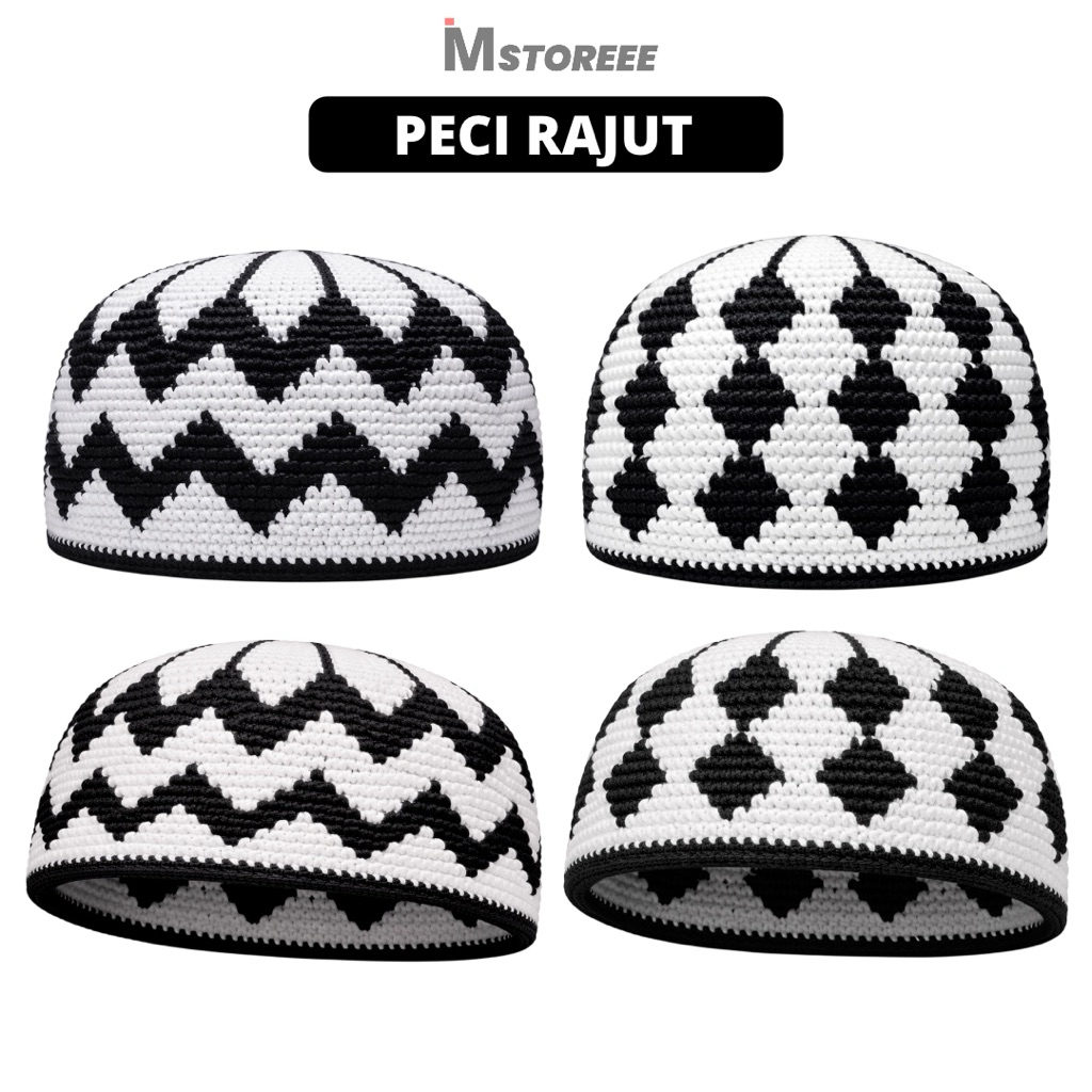PECI KOPIAH RAJUT LENTERA DEWASA