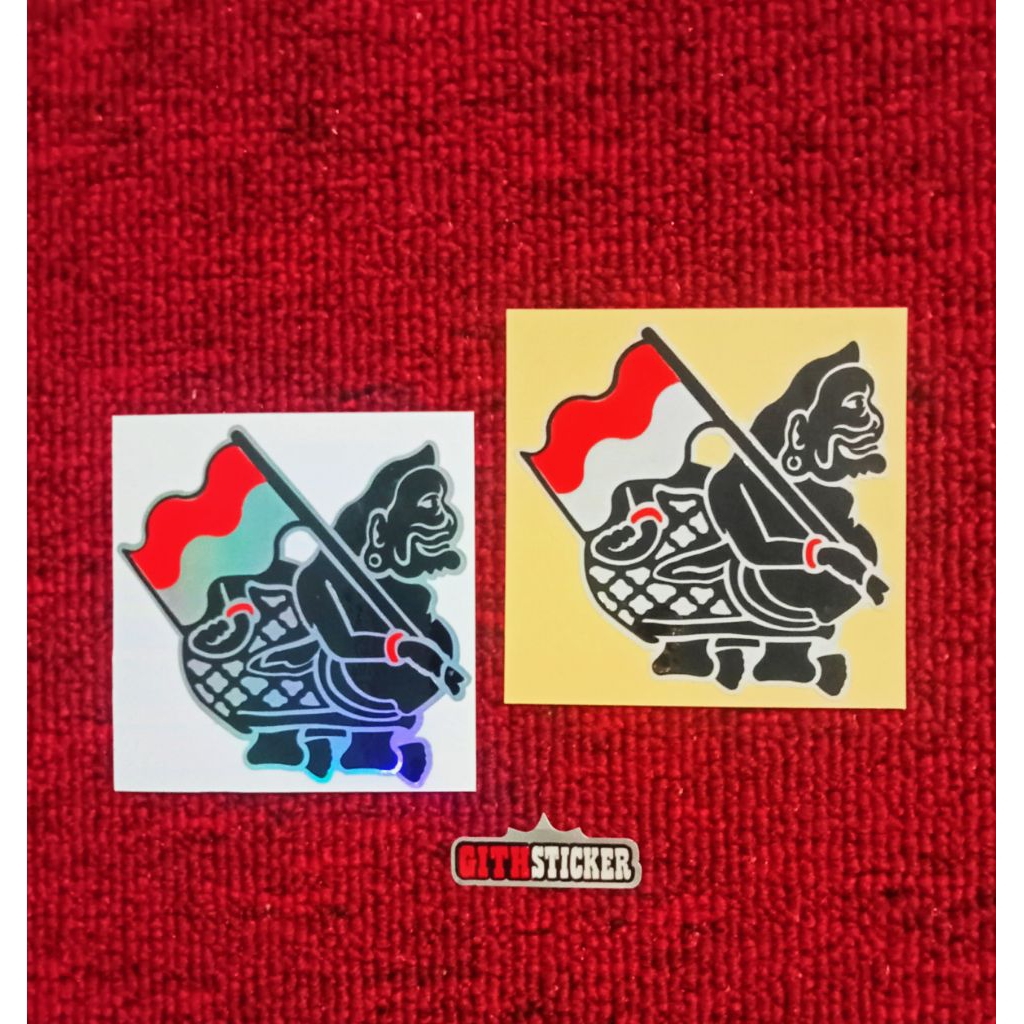 STICKER WAYANG STIKER SEMAR CUTTING ASESORIS MOTOR, MOBIL