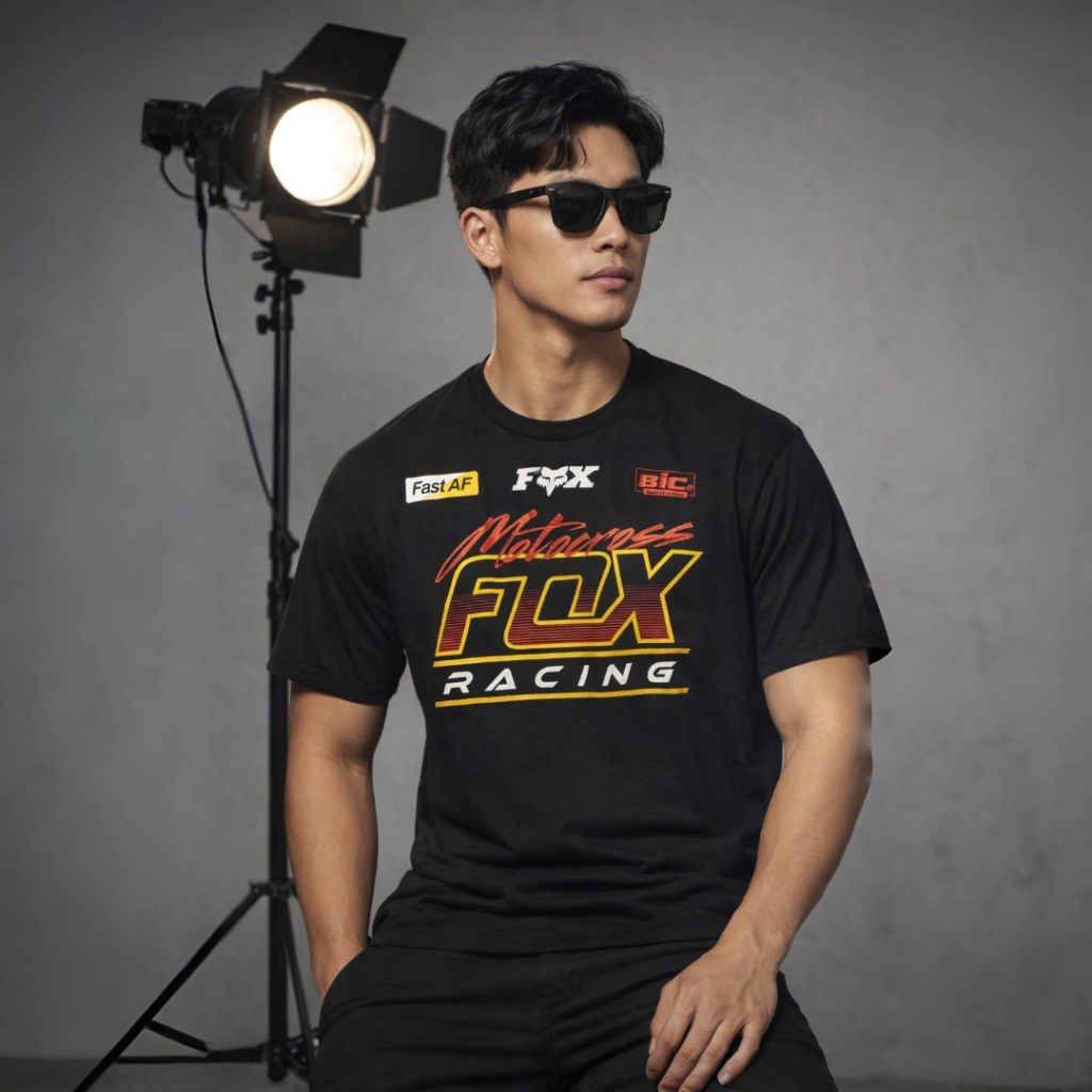 Fox Jetskee Tech T-Shirt / Kaos / Baju Original Fox Racing Made In Mexico